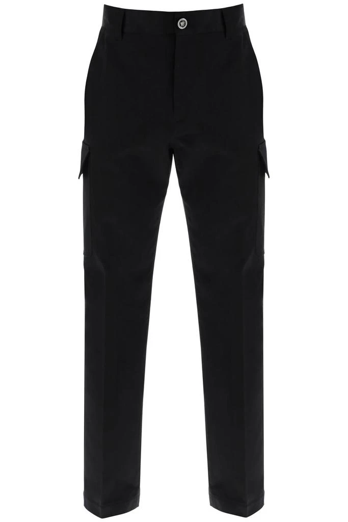 Versace cotton gabardine cargo pants in 1