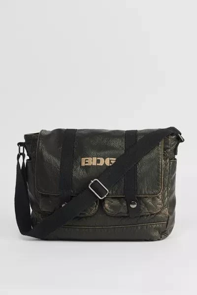 BDG BDG Washed Faux Leather Messenger Bag 2