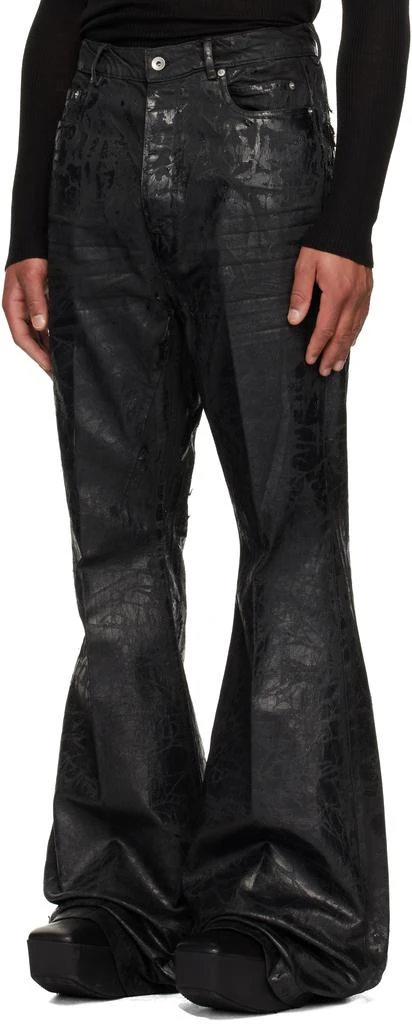 Rick Owens Black Concordians Bolans Jeans 4