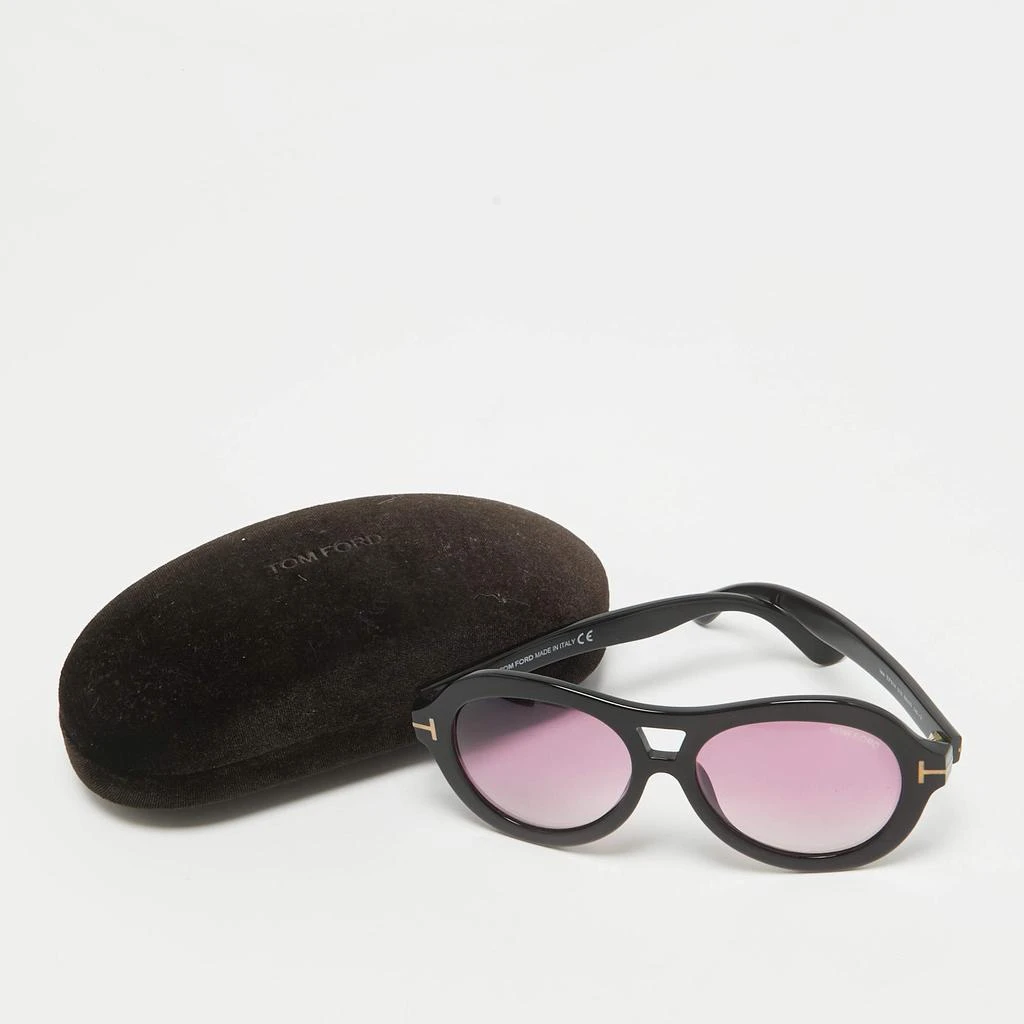 Tom Ford Tom Ford Pink Gradient  TF 514 Isla Oversized Sunglasses 4