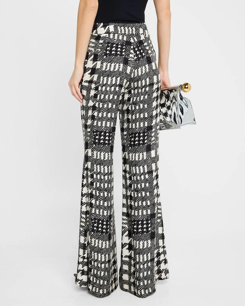 Libertine Peggys Houndstooth Flared Trumpet Pants 3
