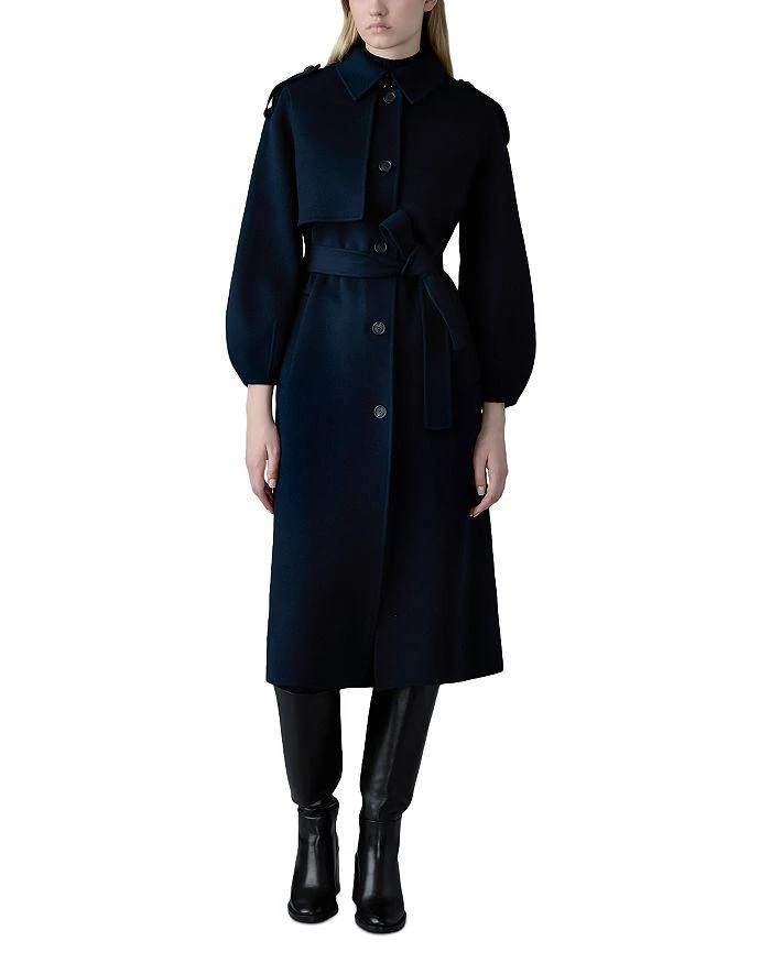 Mackage Ceyla Wool Trench Coat 1