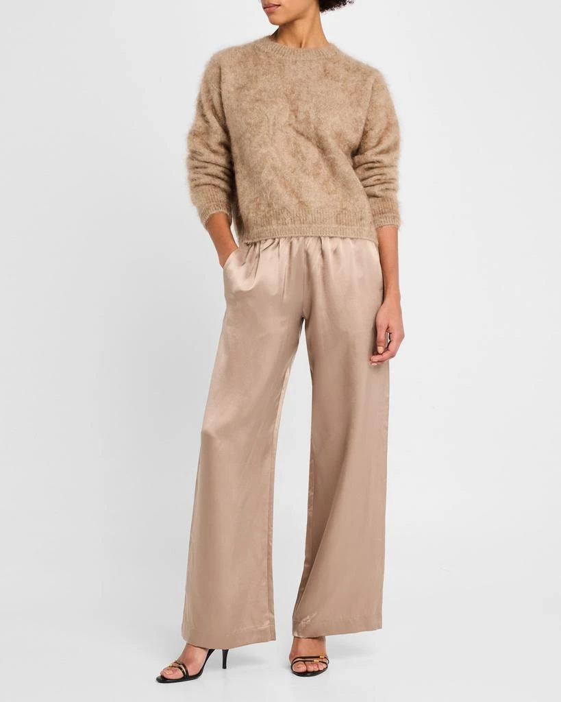 Sablyn Slouchy Crewneck Cashmere Sweater 2