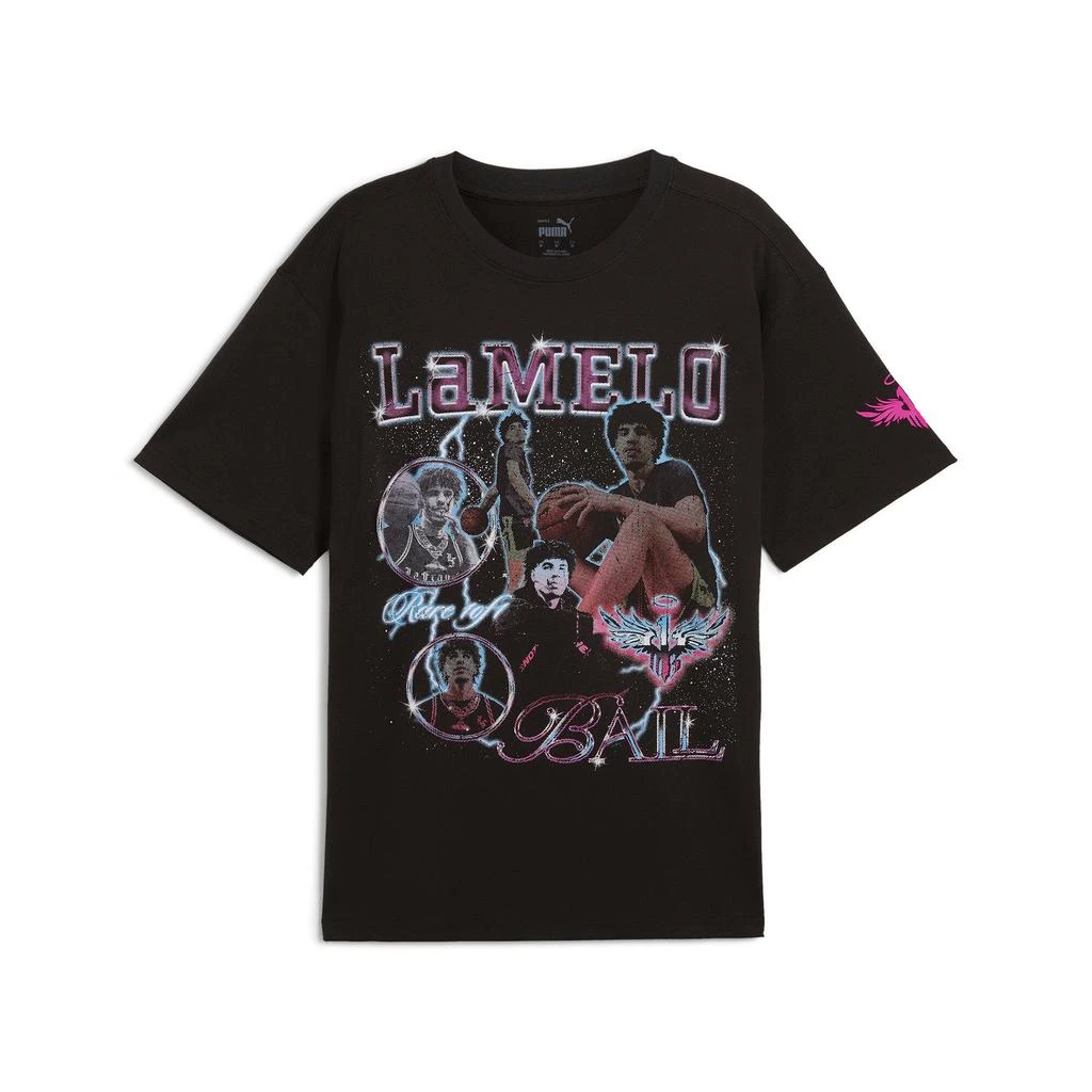 Shop PUMA Men's x LAMELO BALL Iridescent Basketball Tee on Sale at