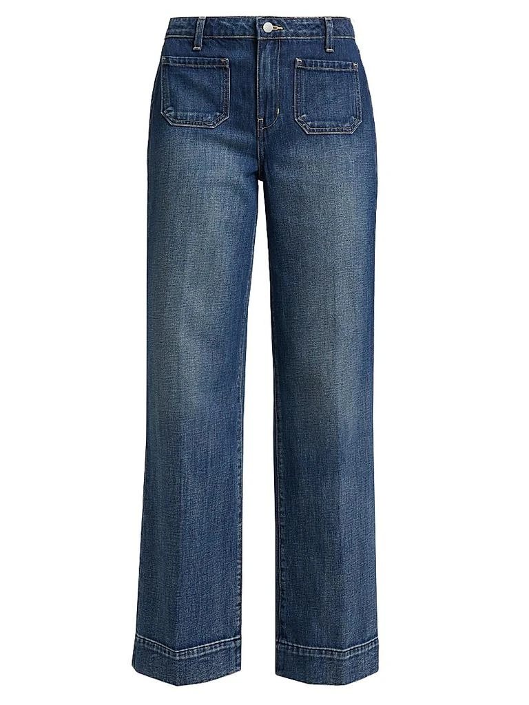 L'Agence Nolan High-Rise Patch Pocket Wide-Leg Jeans 1