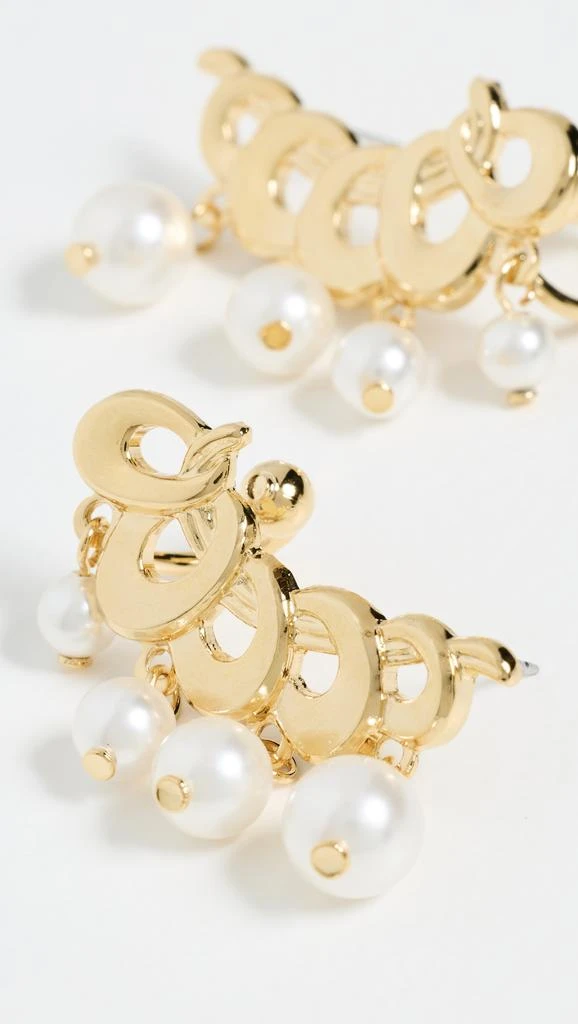 LELET NY Arlo Pearl Dangle Climber Earrings 3