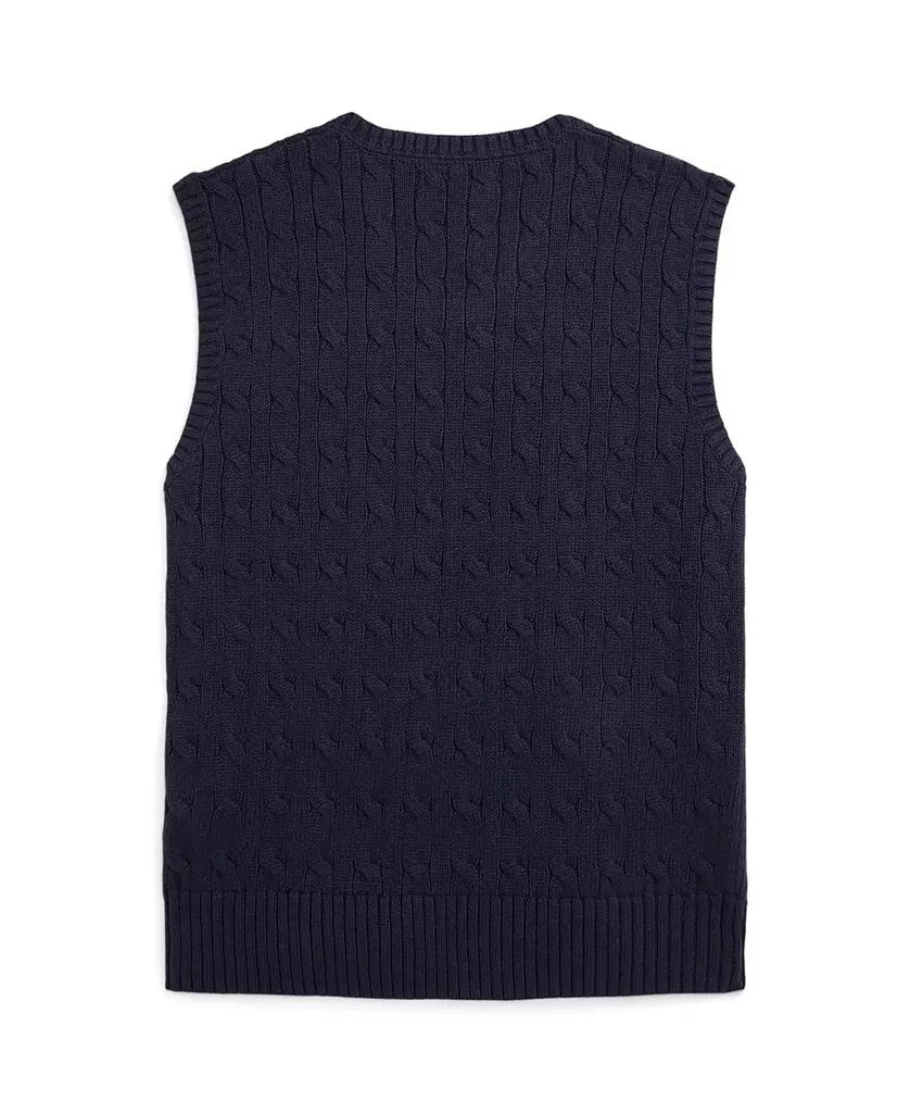 Ralph Lauren Big Boys Cable- Knit Sweater Vest 3
