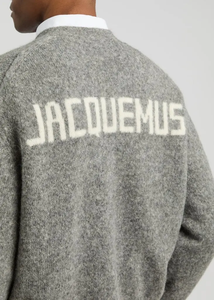 Jacquemus Le Cardigan Jacquemus alpaca-blend cardigan 5