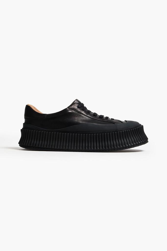 Jil Sander Leather platform sneakers