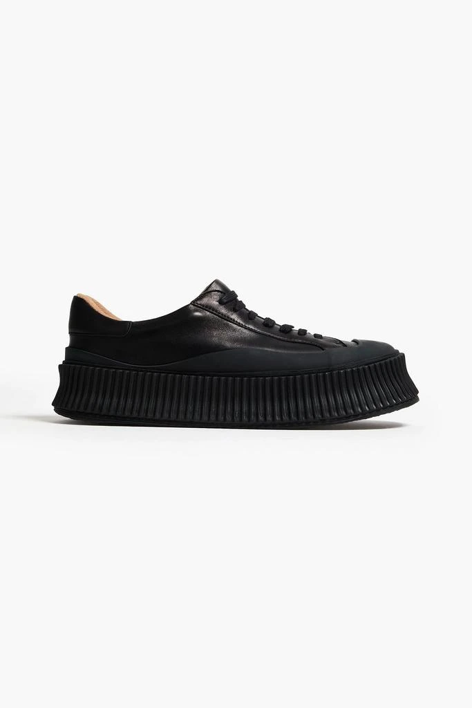 Jil Sander Leather platform sneakers 1