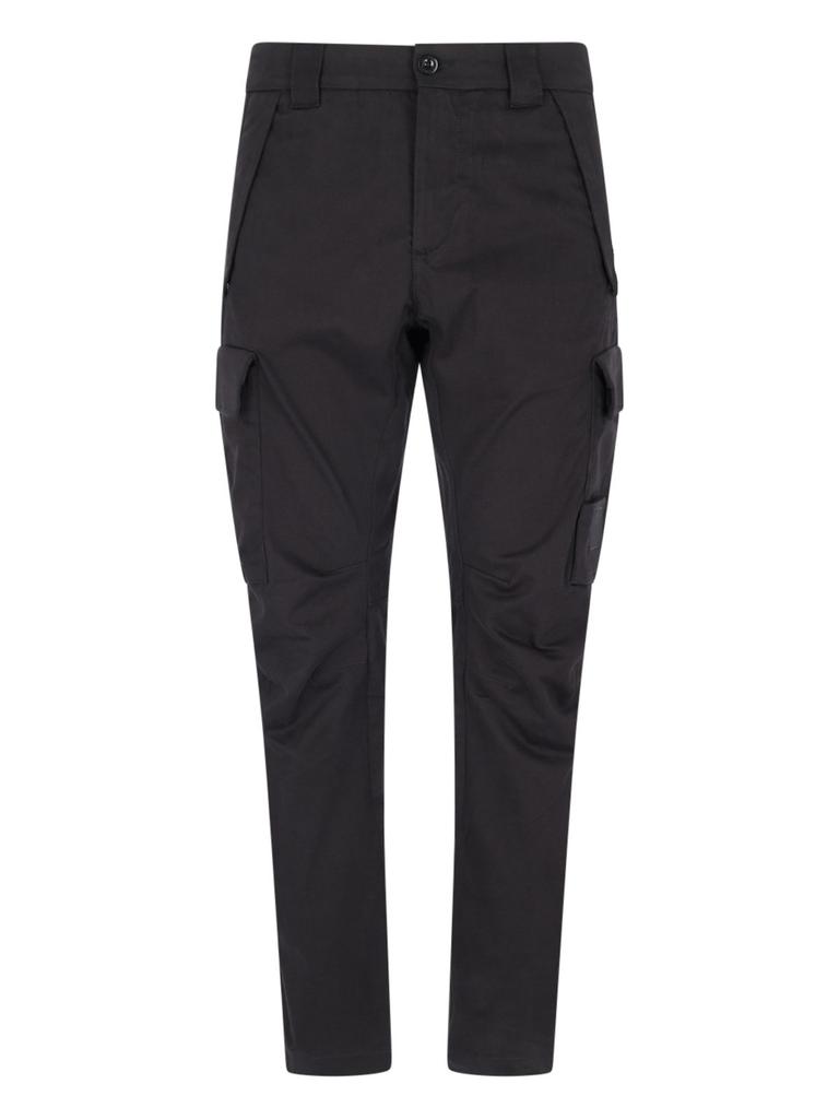 _J.L-A.L_ Men's Brace Trousers Shungite Black - Pants