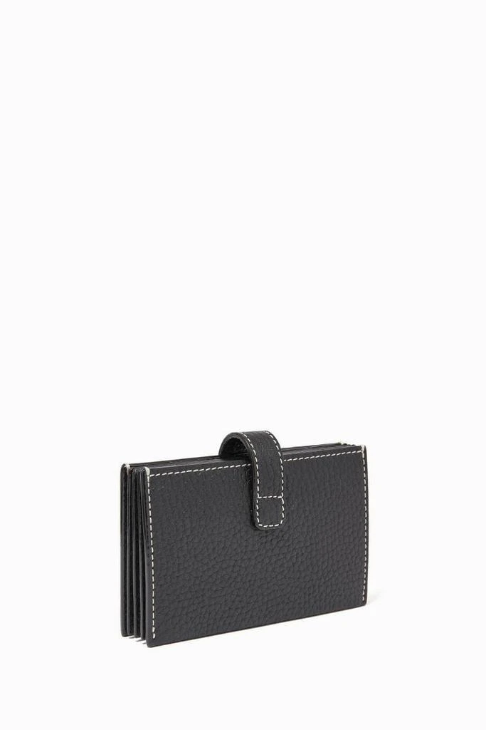 Bally Alil Women's 6232773 Black Business Card Holder Wallet 2
