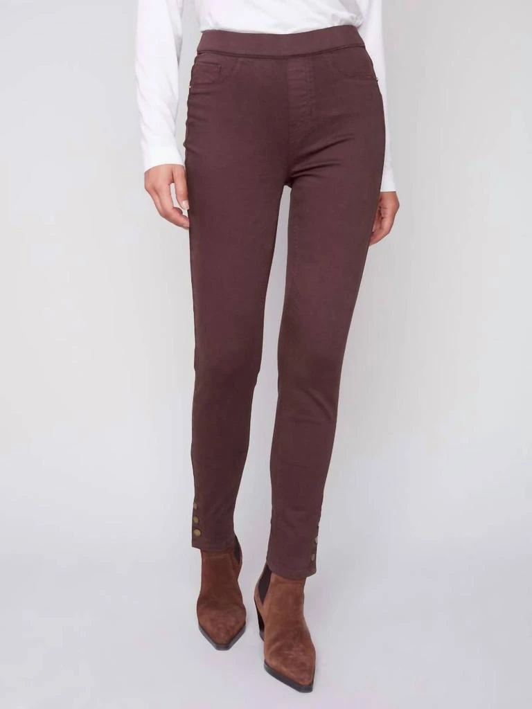 CHARLIE B Charlie B - 3-side Snap Twill Pant