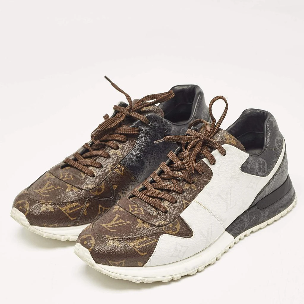 Louis Vuitton Louis Vuitton Brown/White Monogram Canvas Runaway Sneakers Size 42.5 2