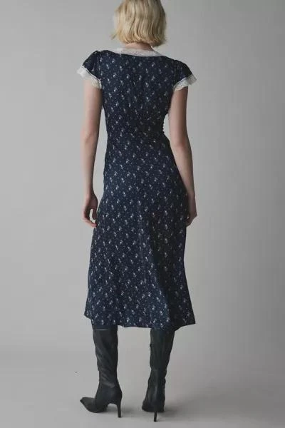 Kimchi Blue Kimchi Blue Faye Lace Trim Button-Down Midi Dress 5