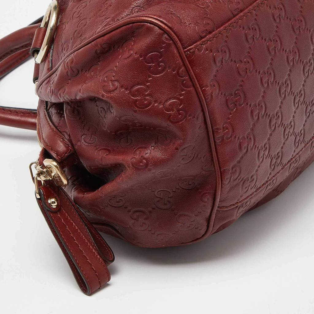 Gucci Gucci Brick Brown Guccissima Leather Medium Sukey Boston Bag 13