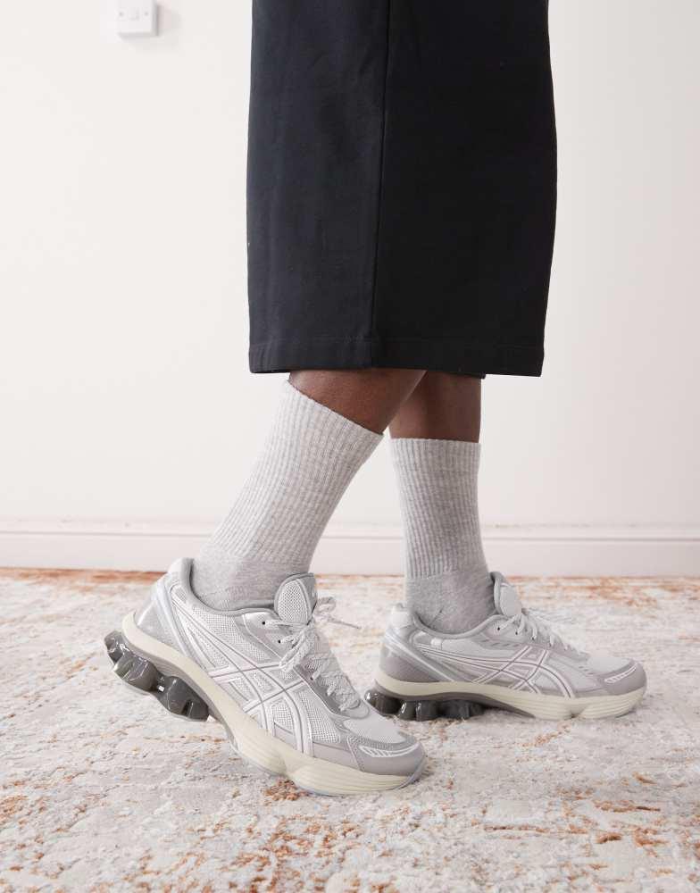 靴 asics GEL-KINETIC PLUENT WHITE/WHITE ASICS Unisex GEL-KINETIC FLUENT White / White 25 | Sneaker