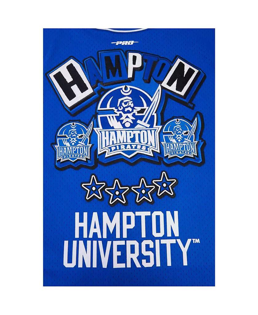 Pro Standard Men's Royal Hampton Pirates Homecoming Mesh Button-Down Shirt
