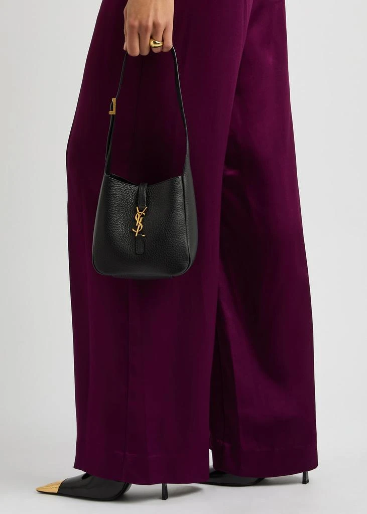 Yves Saint Laurent Le 5 à 7 mini leather hobo bag 5