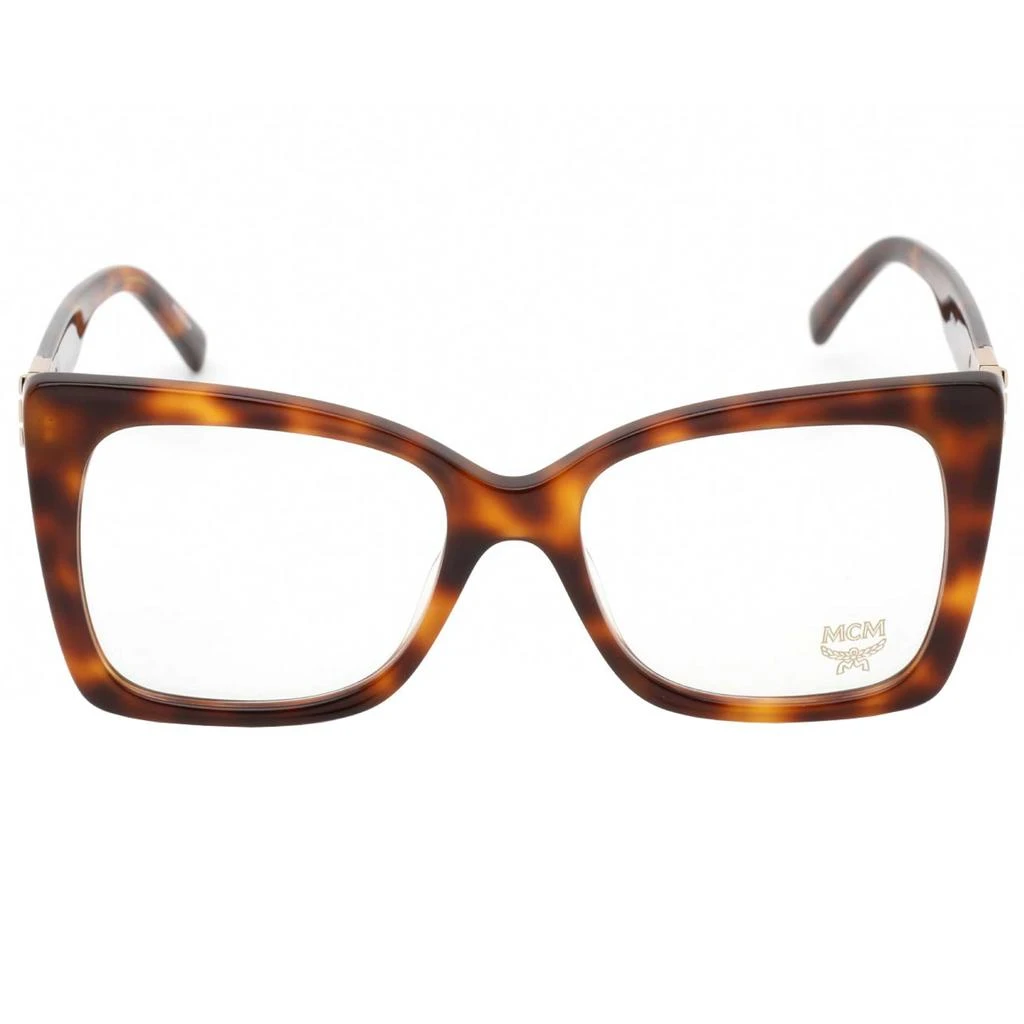 MCM MCM Women's Eyeglasses - Havana Butterfly Full-Rim Zyl Frame Clear Lens | MCM2713 214 2