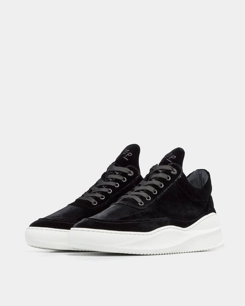 Entry Luxury Low Top Sky Velvet Black 2