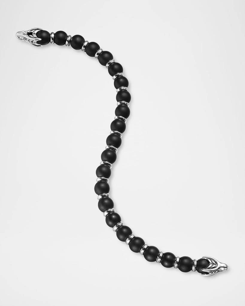David Yurman Men
s Spiritual Beads Bracelet in Silver with Black Onyx, 8mm 3