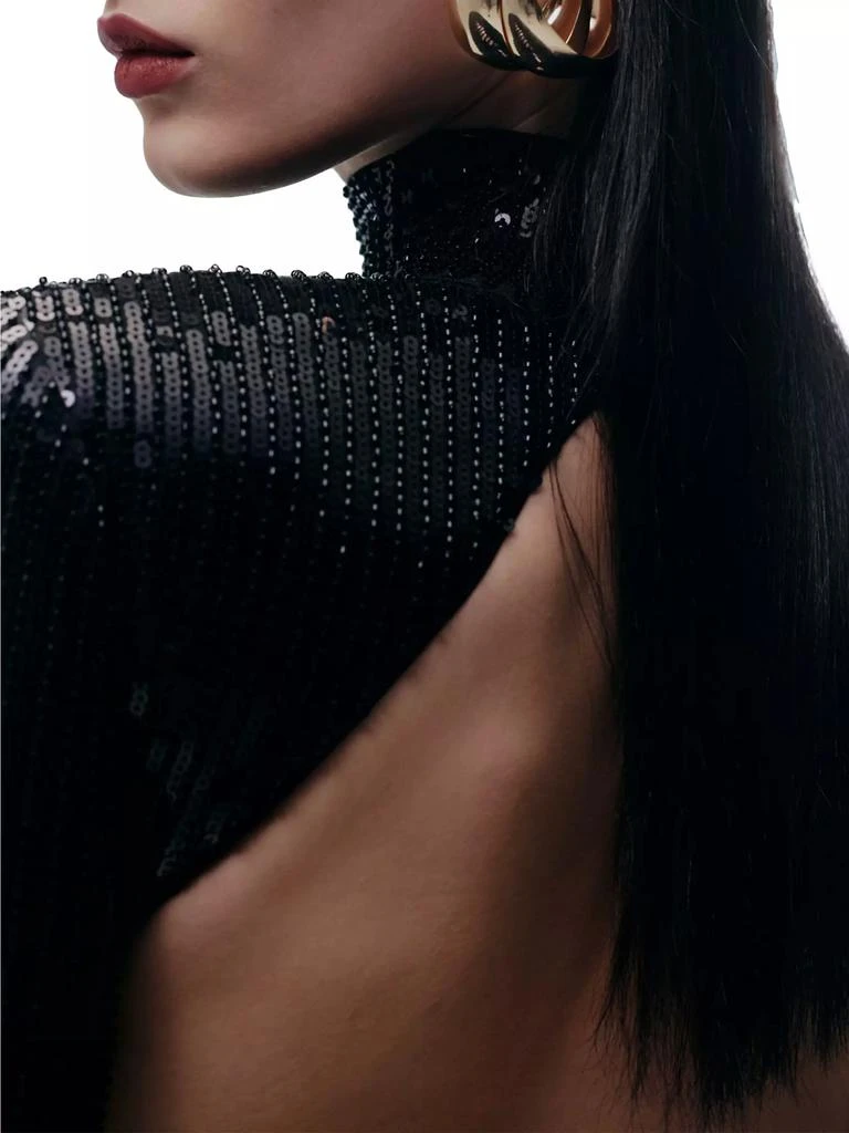 The New Arrivals Ilkyaz Ozel Donyale Sequined Backless Dress 4