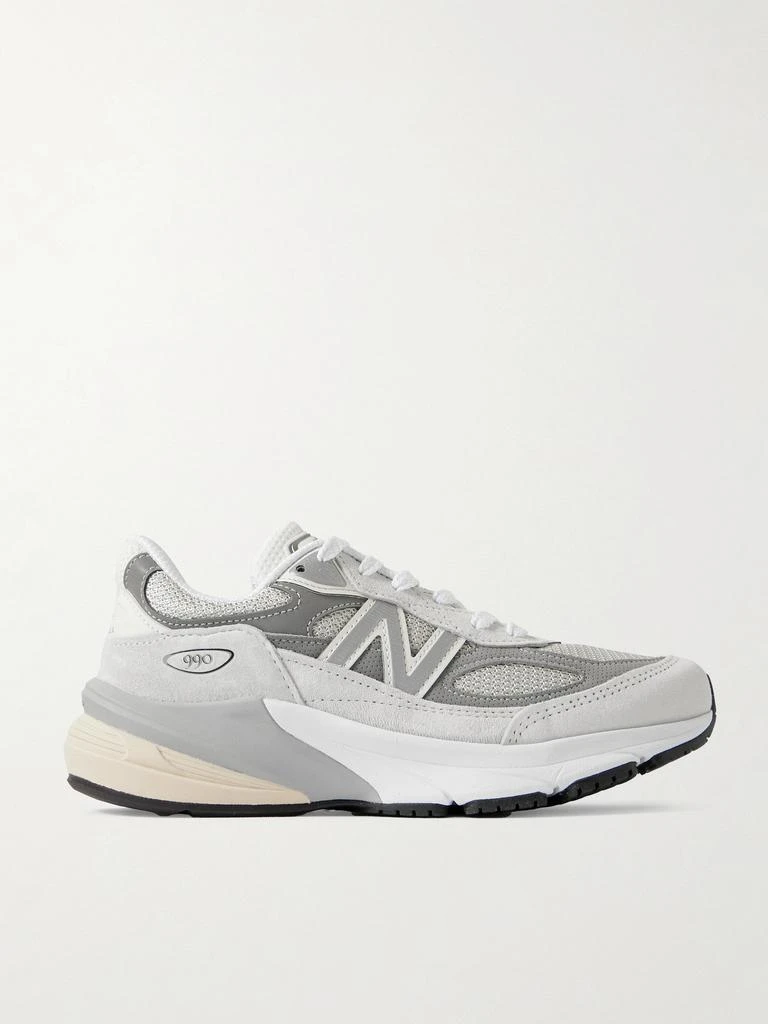 New Balance 990v6 皮革边饰绒面革网眼运动鞋  - US6.5 1