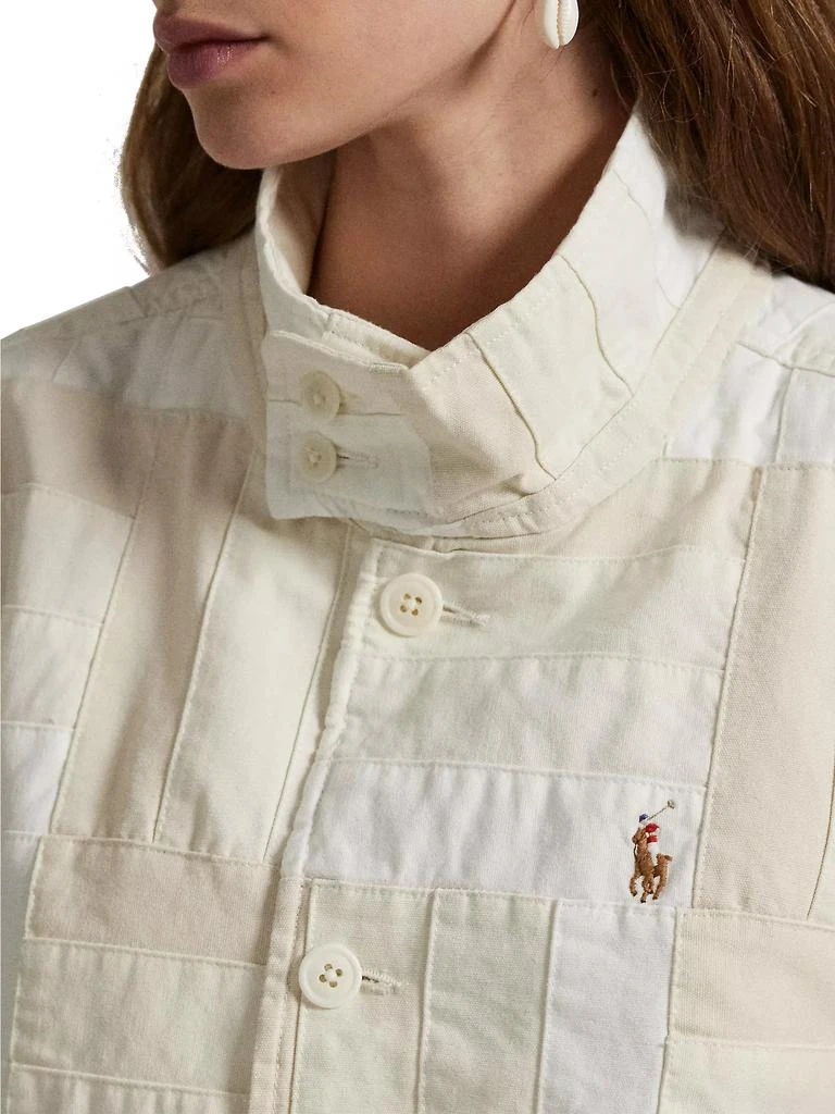Ralph Lauren Patchwork Mock Turtleneck Jacket 7