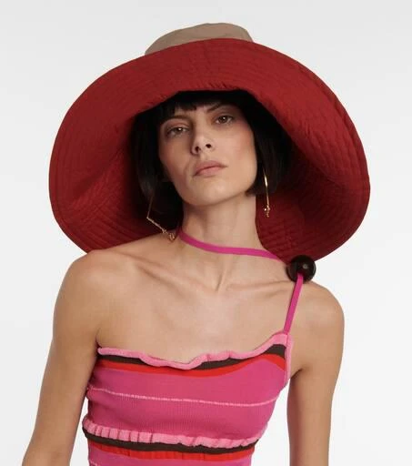Jacquemus Le Chapeau Lagrima oversized sun hat 2