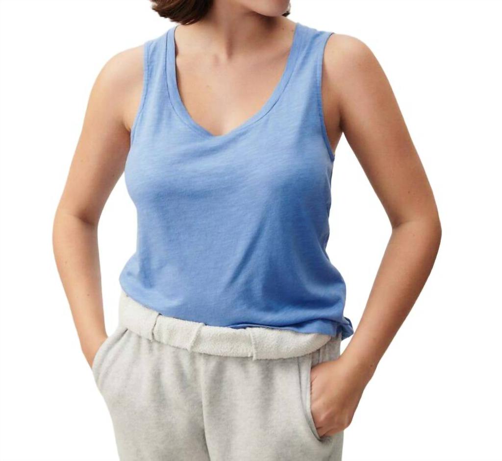 American Vintage Jacksonville Tank Top In Pacific Vintage