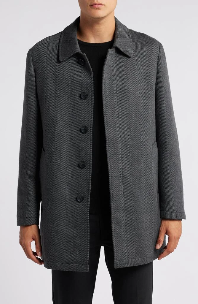 Nordstrom Wool Herringbone Coat 1