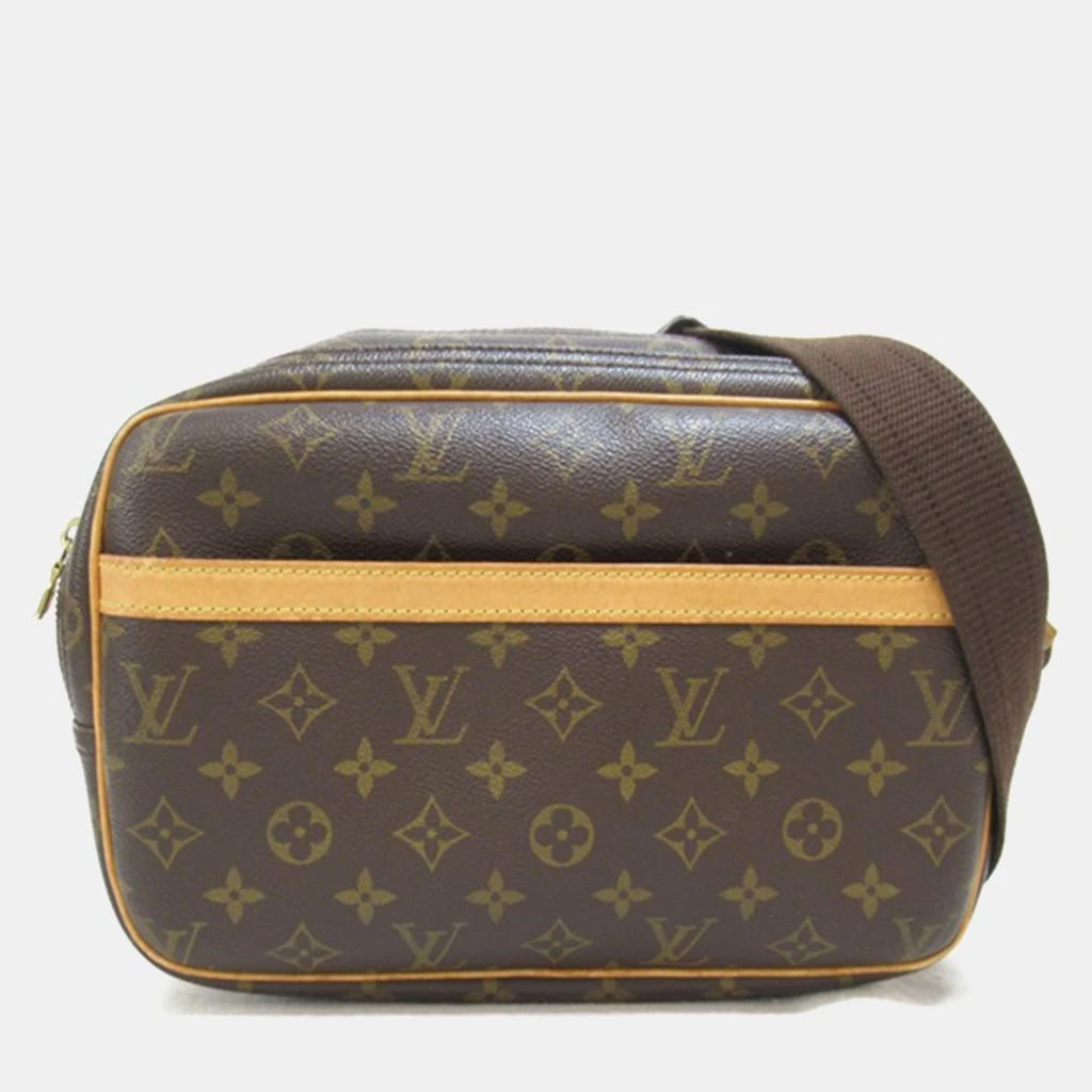 Louis Vuitton Louis Vuitton Brown Canvas Monogram Reporter PM  Crossbody Bag 1