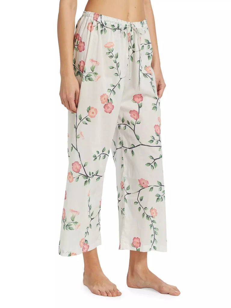 Pour Les Femmes Floral Cotton Pajama Set 4