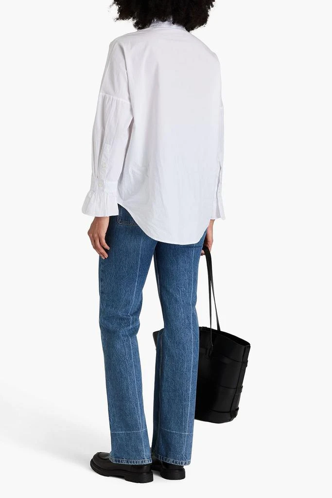 Alex Mill Ruffled cotton-poplin shirt 3