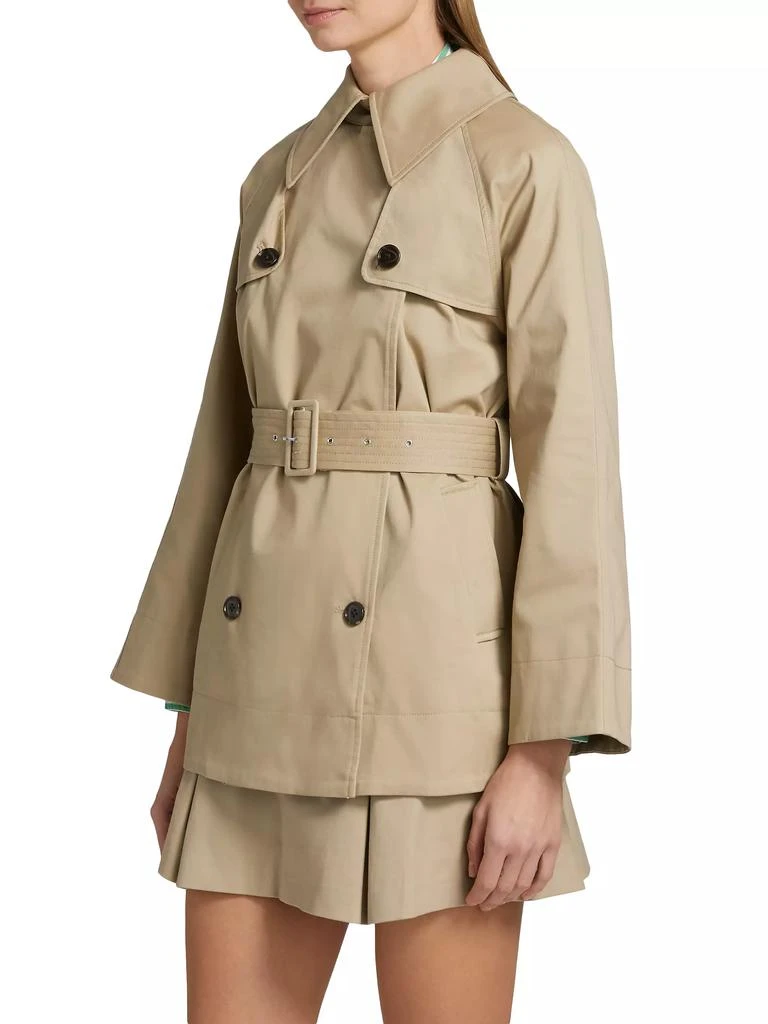 Rails Lucien Cotton Gabardine Belted Trench Jacket 4
