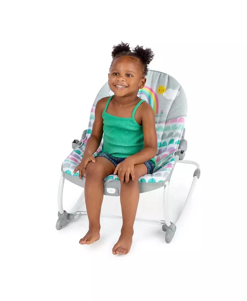 Bright Starts Rosy Rainbow™ Infant to Toddler Rocker 7