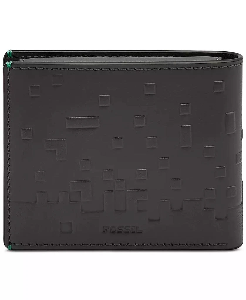 Fossil Men's Minecraft x Fossil Special Edition Embossed Leather Pass Case 3