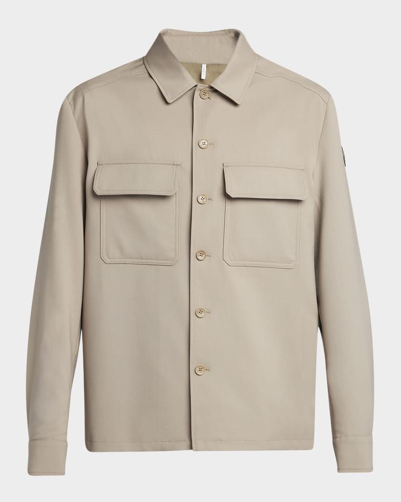 Moncler Men's Two-Pocket Casual Button-Down Shirt