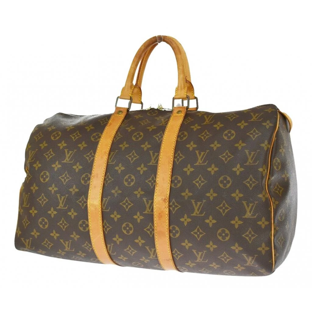 Louis Vuitton Louis Vuitton Keepall leather travel bag 1