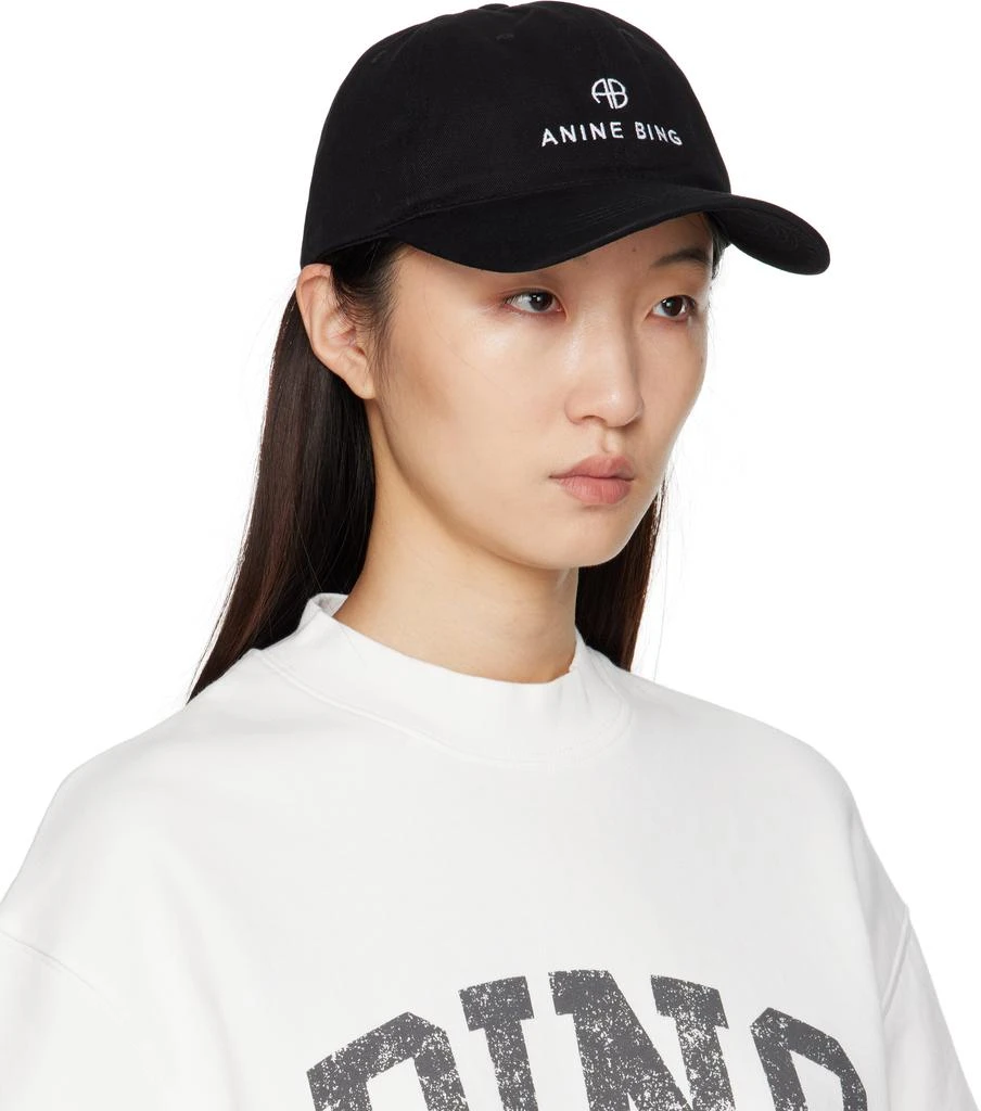 ANINE BING Black Jeremy Baseball Cap 2