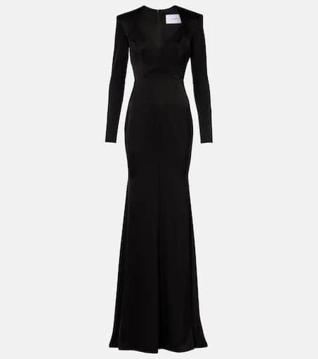 Alex Perry, Satin crpe gown, Women, Black, S, Dresses, Materialmix