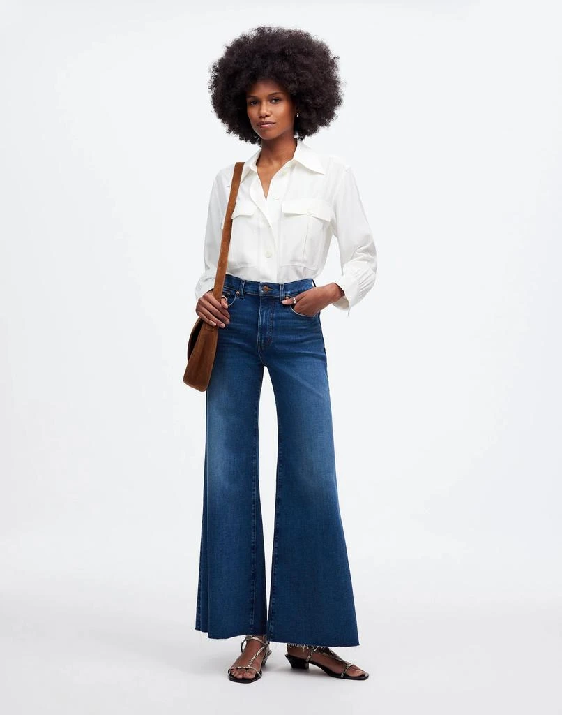 Madewell Flared Wide-Leg Crop Jeans