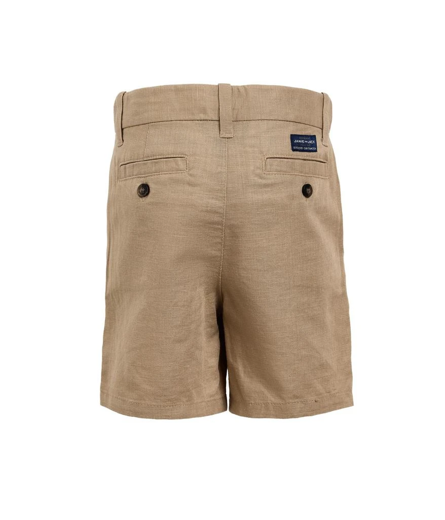 Janie and Jack Linen Flat Front Shorts (Toddler/Little Kid/Big Kid) 2