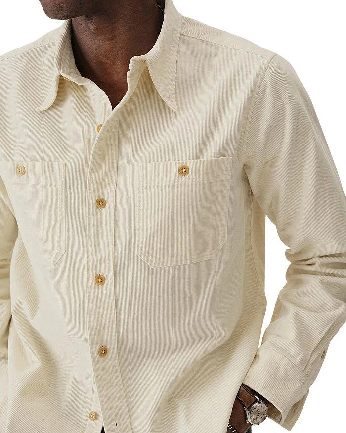 Buck Mason Craftsman Station Cotton Corduroy Classic Fit Button Down Work Shirt 3