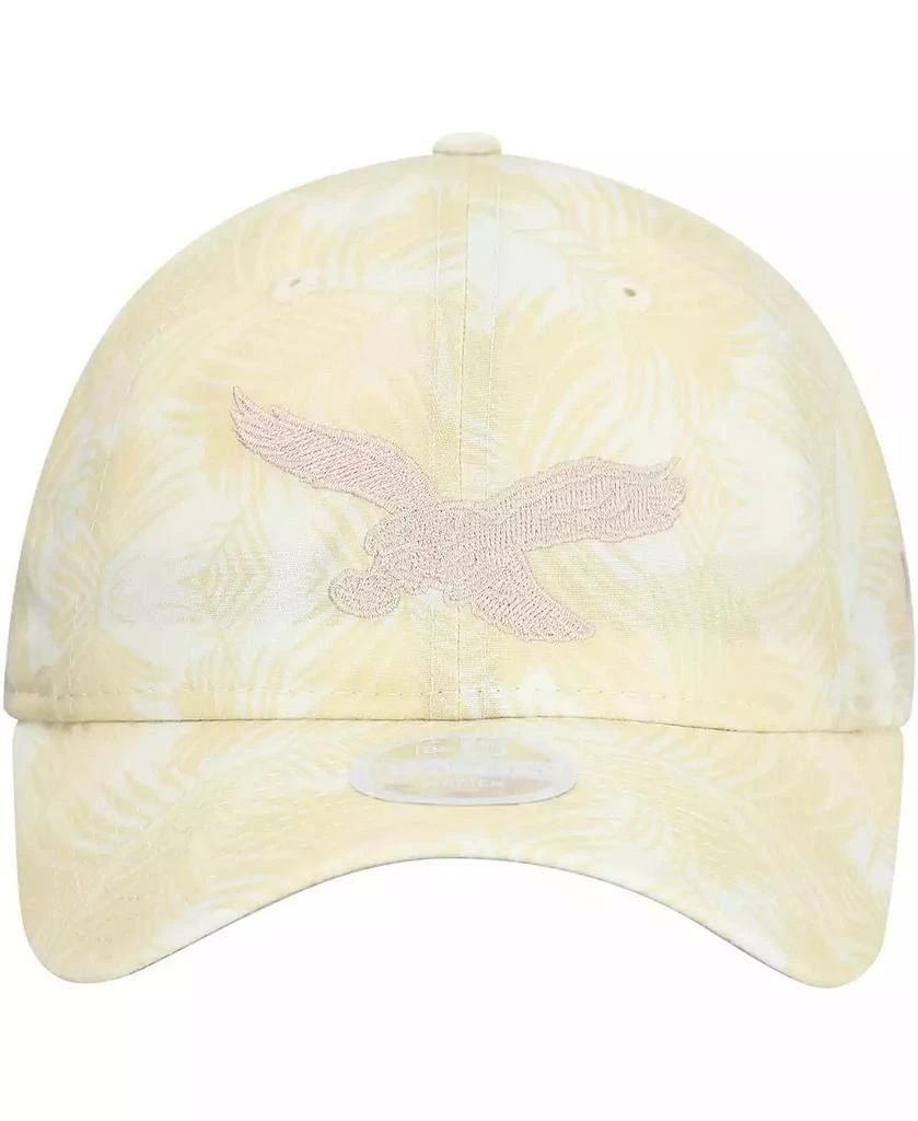 New Era Women's Cream Philadelphia Eagles Frond 9TWENTY Adjustable Hat 4
