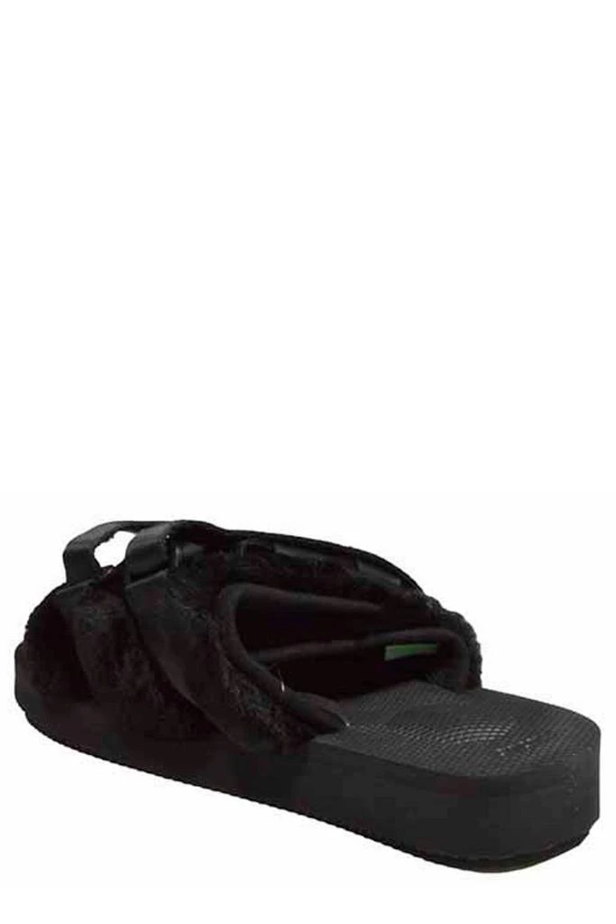 Shop Suicoke Moto Logo Patch Double Strap Slides on Sale at  display picture 1