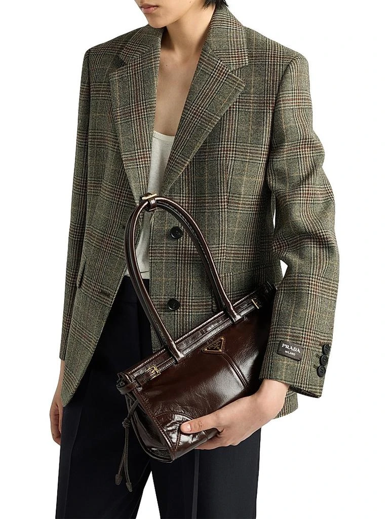 Prada Bonnie Medium Leather Top Handbag 2
