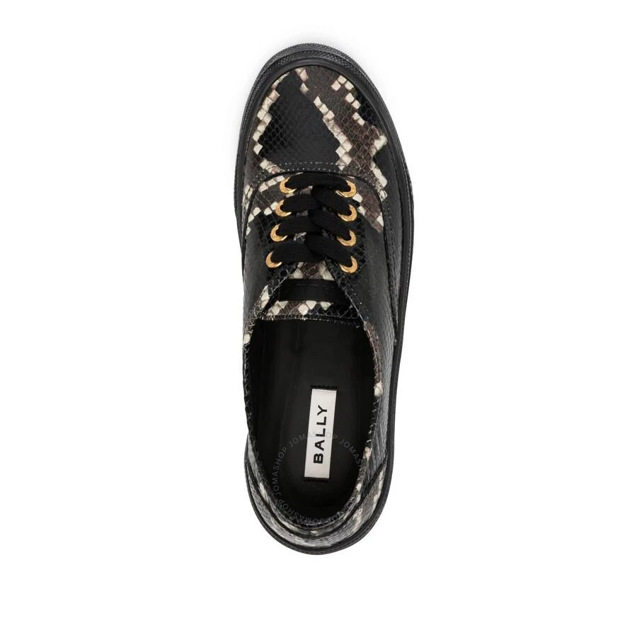Bally Lyder Snakeskin-Effect Low-Top Sneakers 3