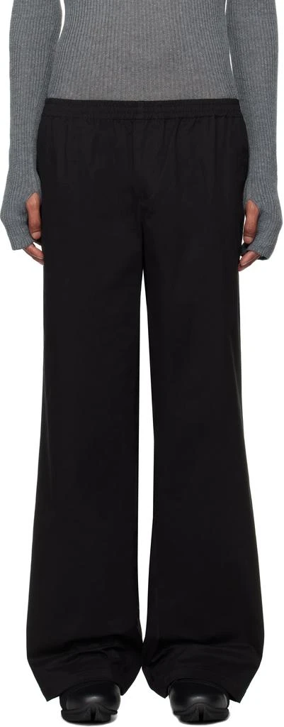 Robyn Lynch Black Relaxed Fit Twill Trousers 1